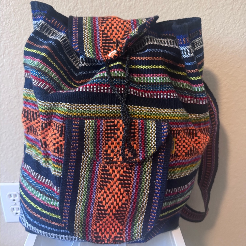 Cool PINZON Backpack stylish w/ relaxed style zippered front pocket new no tags